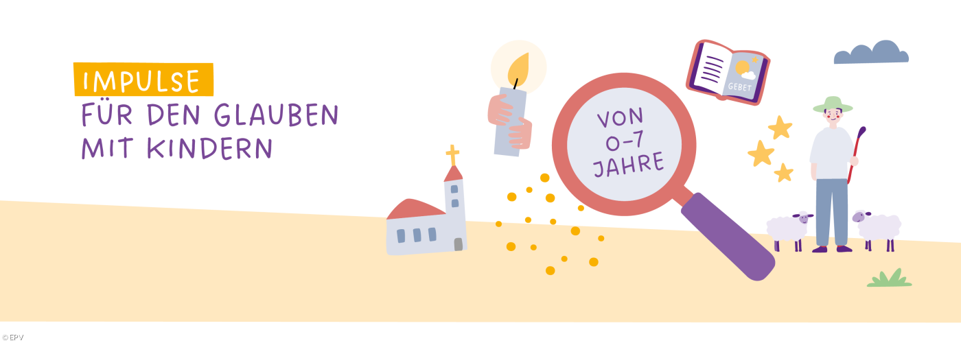 Illustration verschiedener kirchlicher Motive